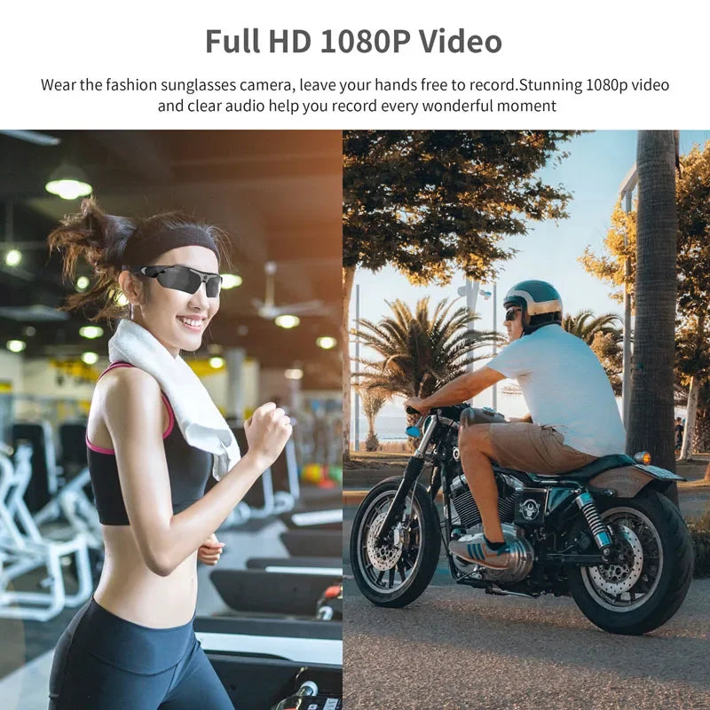 4K Mini Camera Glasses Polarized Lens