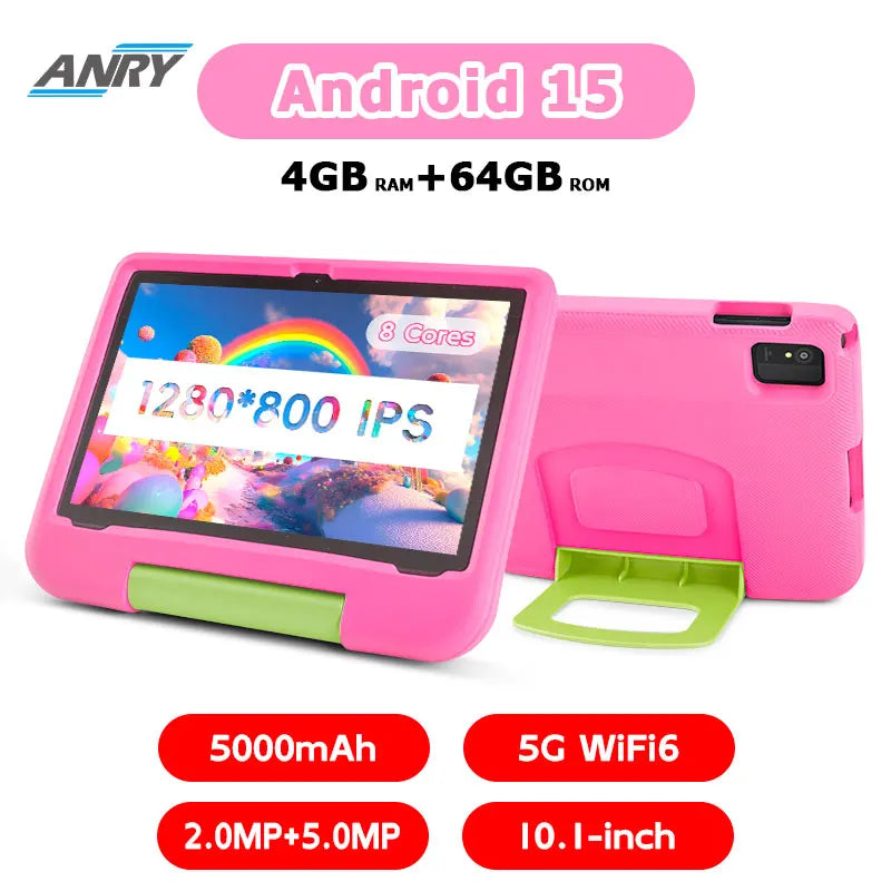 Kids Tablet Android 15 10.1 Inch