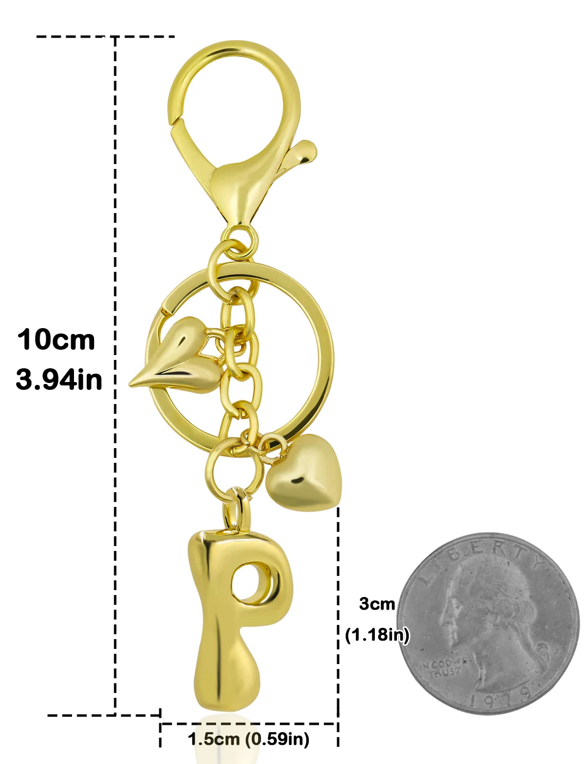 Bubble Letter Keychain