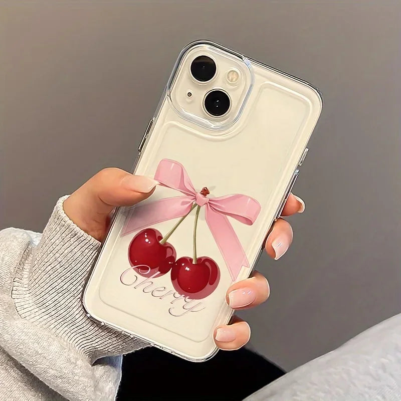 Cute Cherry Bow-Knot Phone Case