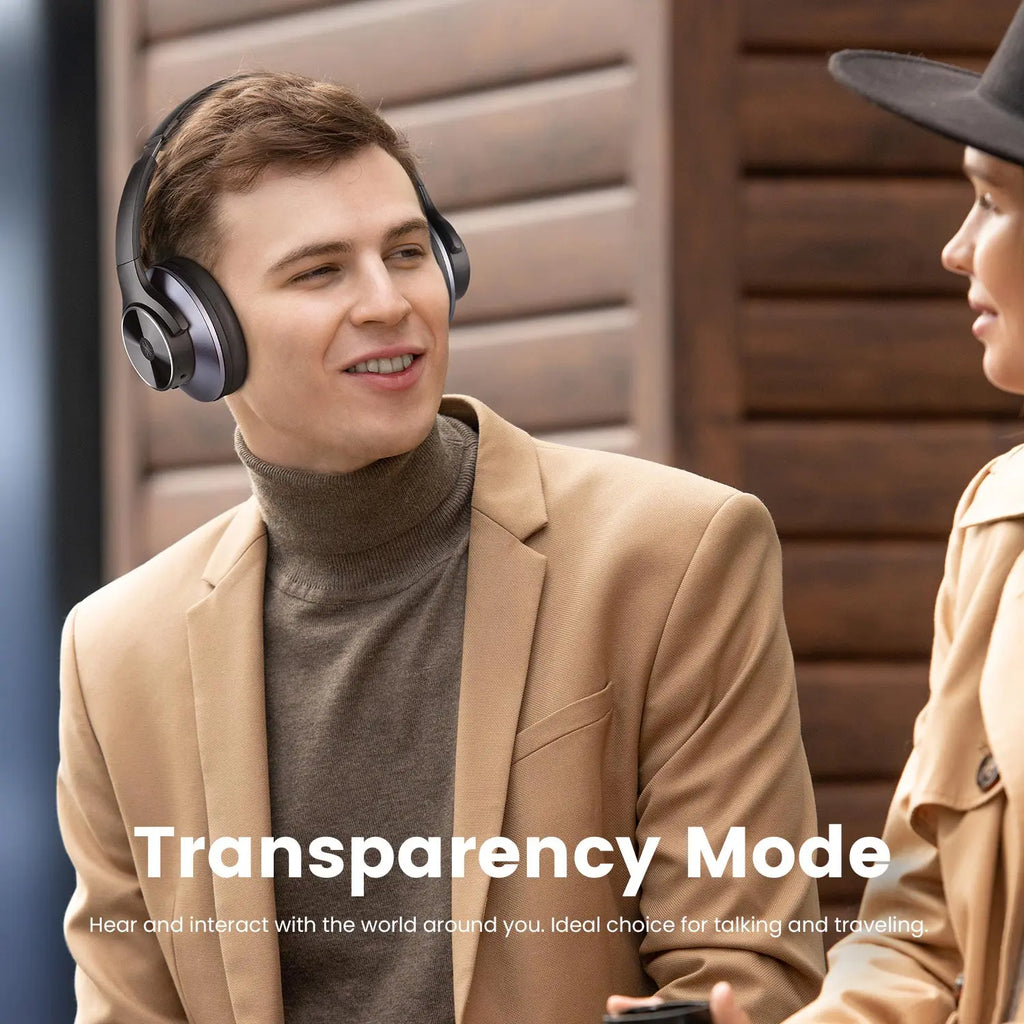 A10 Bluetooth 5.4 Headphones Hybrid Active Noise Cancelling