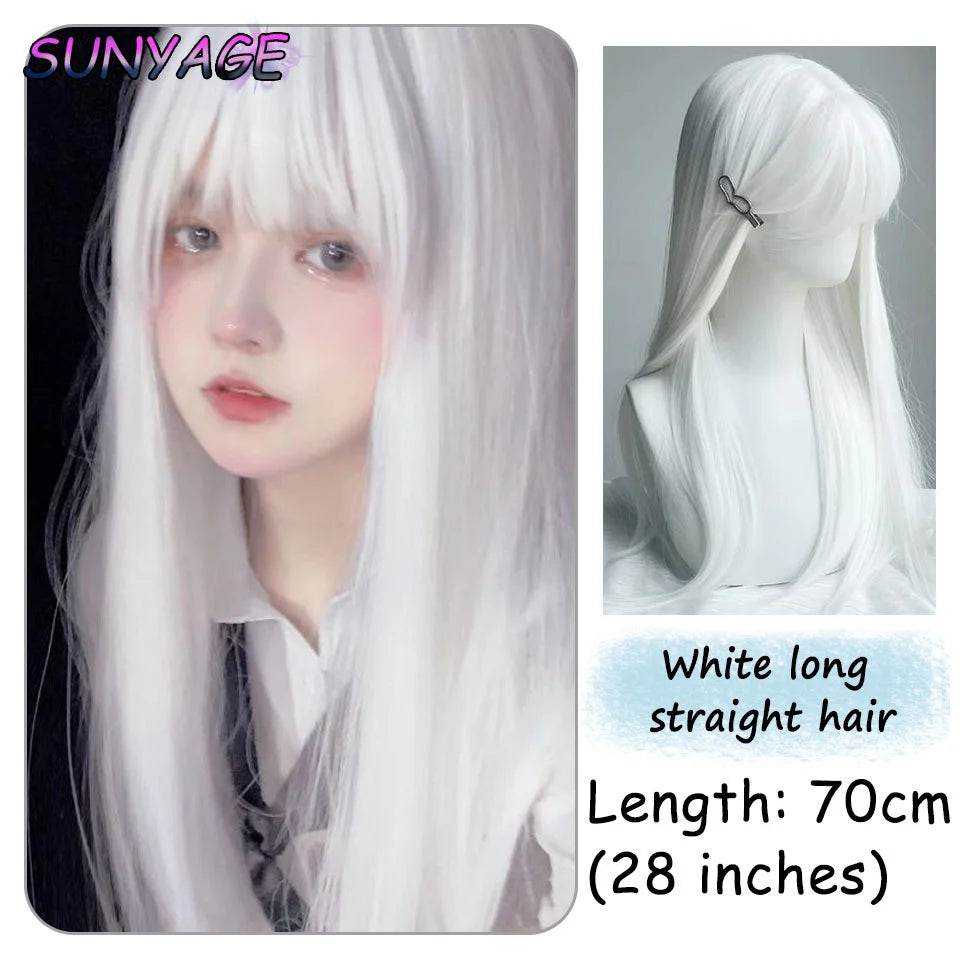 Cosplay Headband Wigs Synthetic
