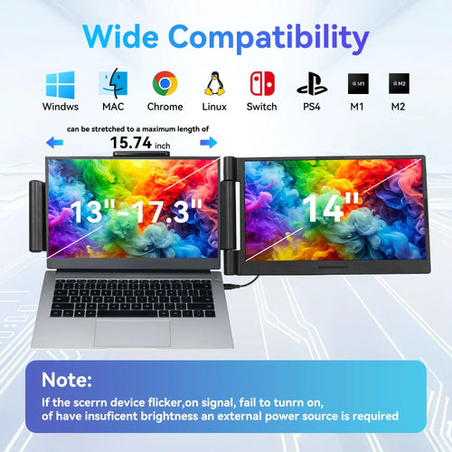 14.1‘’ Laptops Screen Extender
