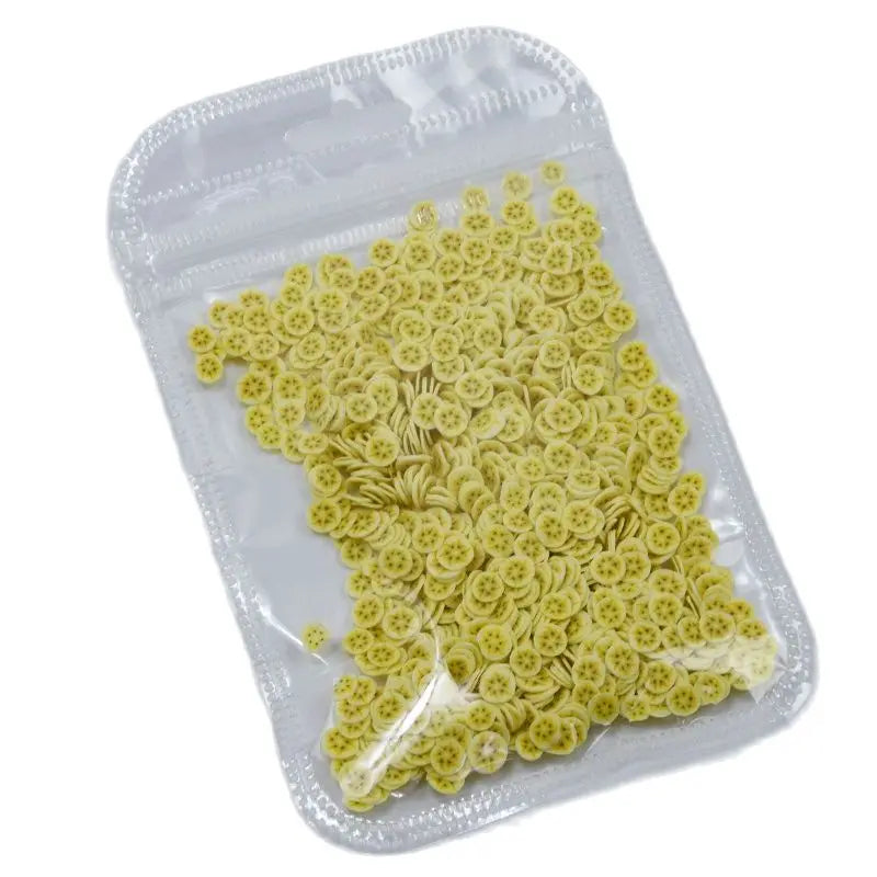 Nail Fruit Slices Polymer Clay 3D