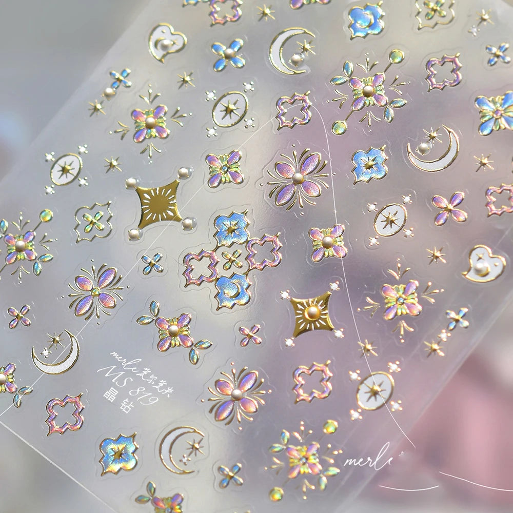 Gorgeous Gemstone Luxury 5D Nail Art Stickers