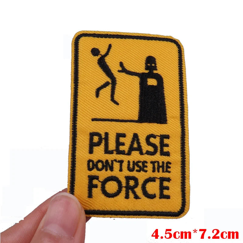 Personality Slogan Embroidered Patches