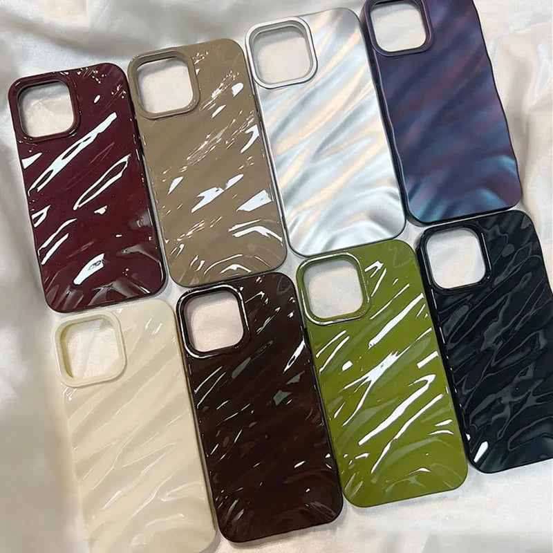 Luxury 3D Wavy Pattern Phone Case