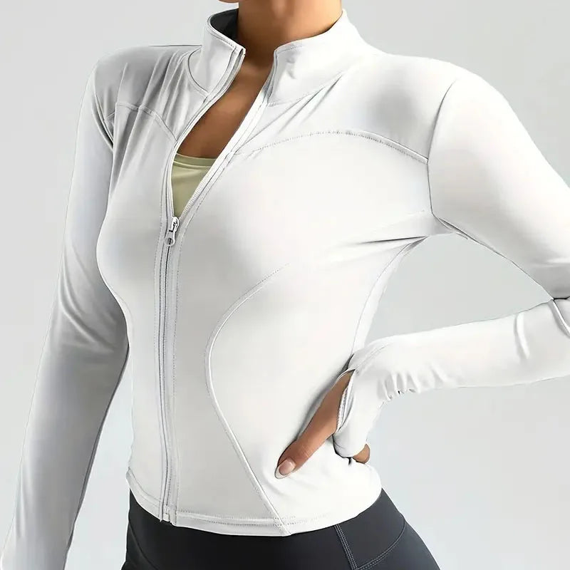 Zip-Up Lightweight Stretchy Running Jacket