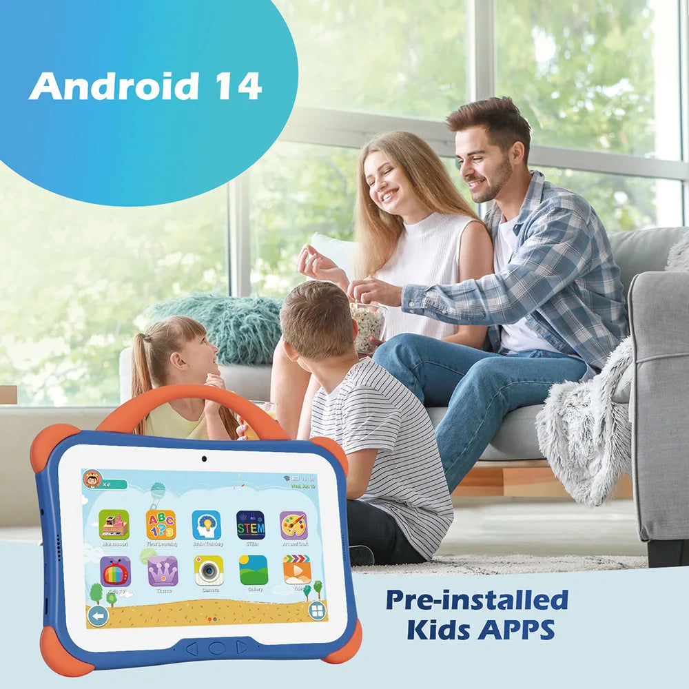 7" Kids Tablet Android 14