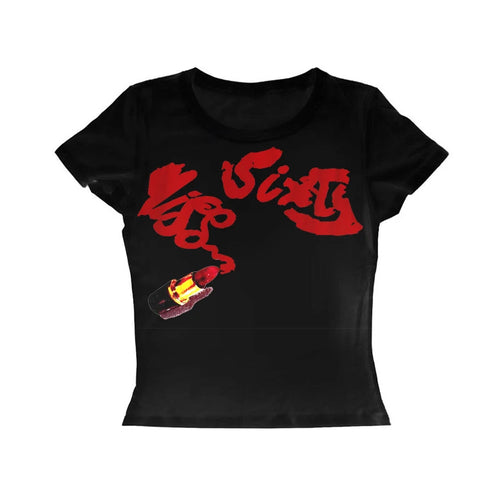 2000s Grunge Vintage Top Y2k
