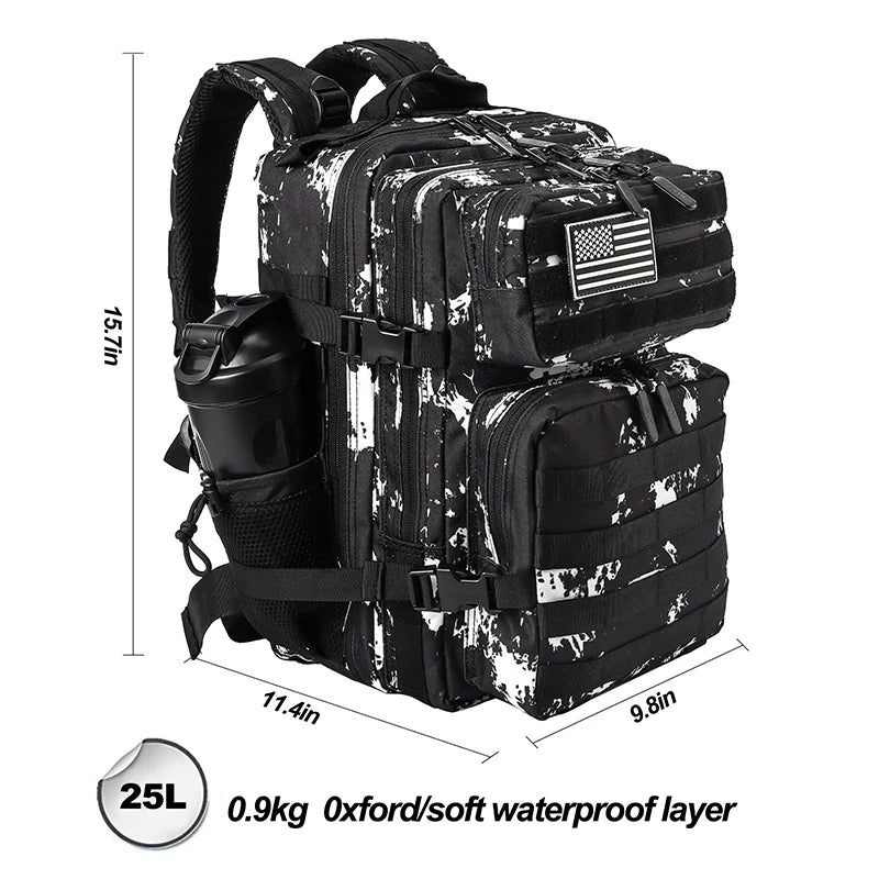 25L Tactical Backpack GYM Bag