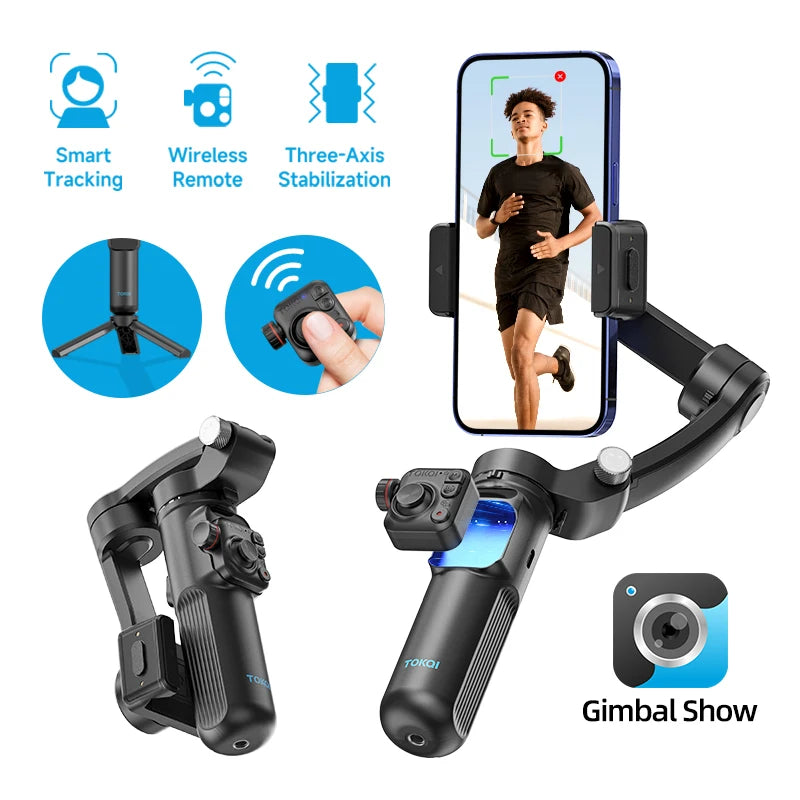 Handheld 3-Axis Gimbal Filming Stabilizer