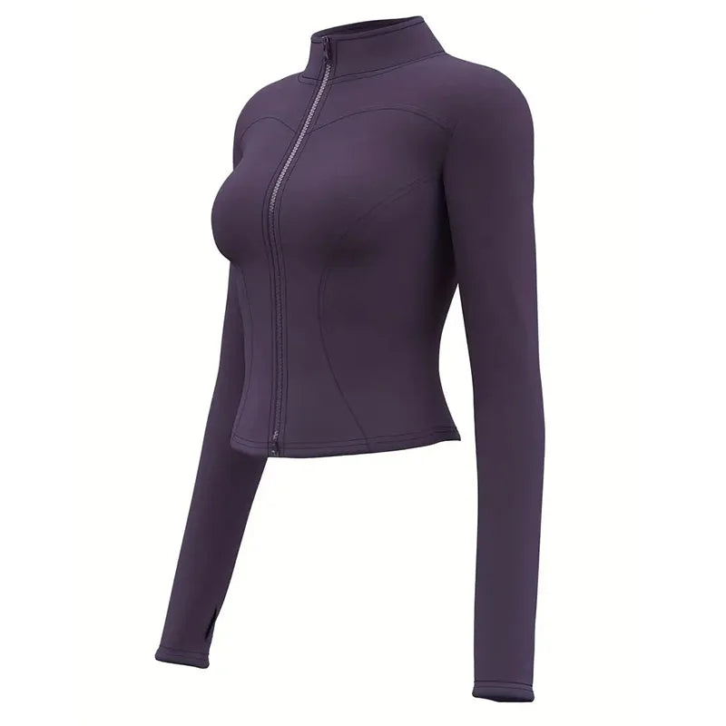 Zip-Up Lightweight Stretchy Running Jacket