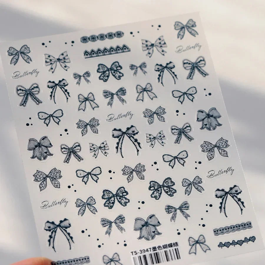 5D Elegant Nail Art Stickers