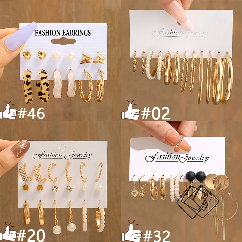 17KM Vintage Earrings Set