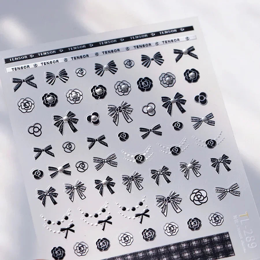 5D Elegant Nail Art Stickers