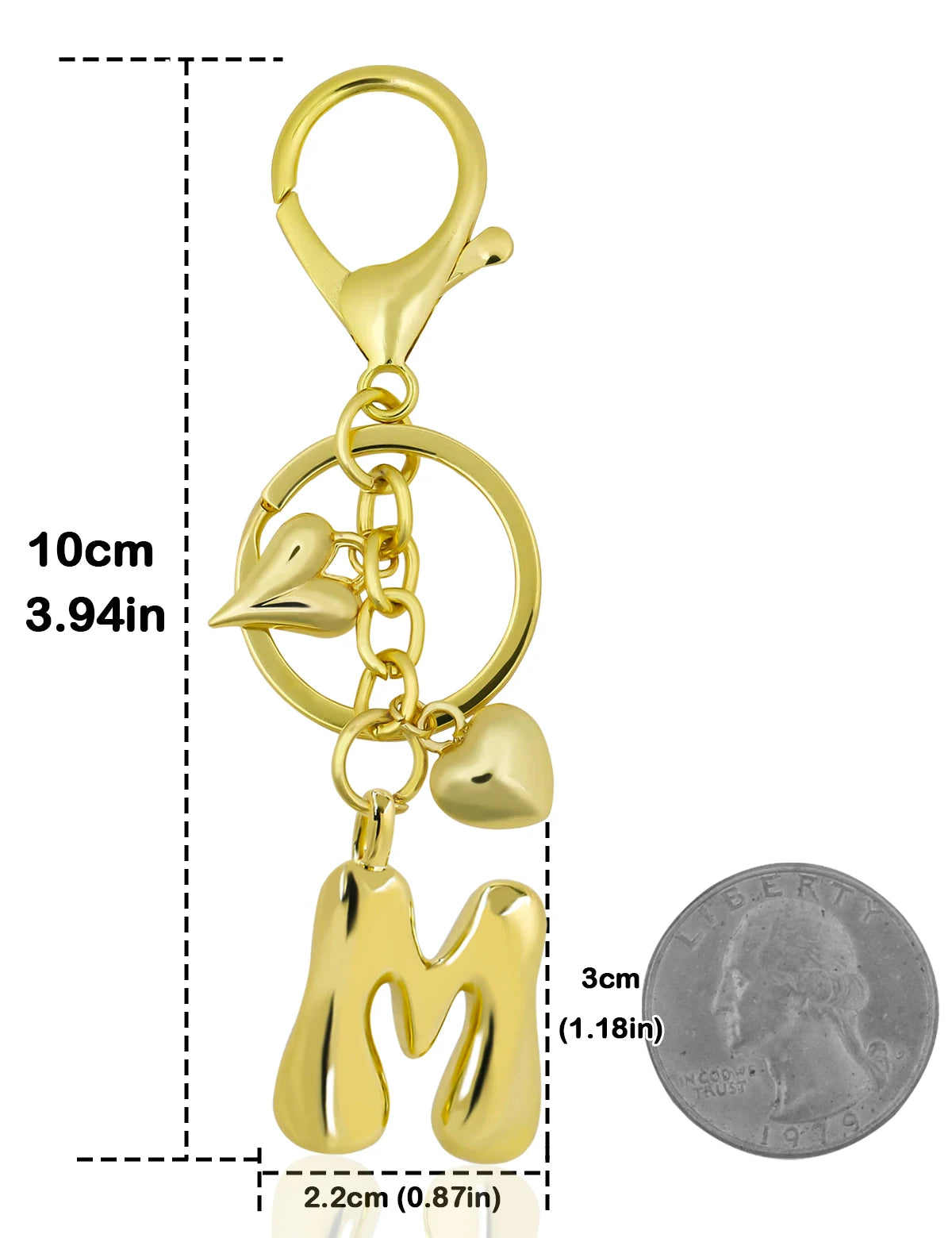 Bubble Letter Keychain