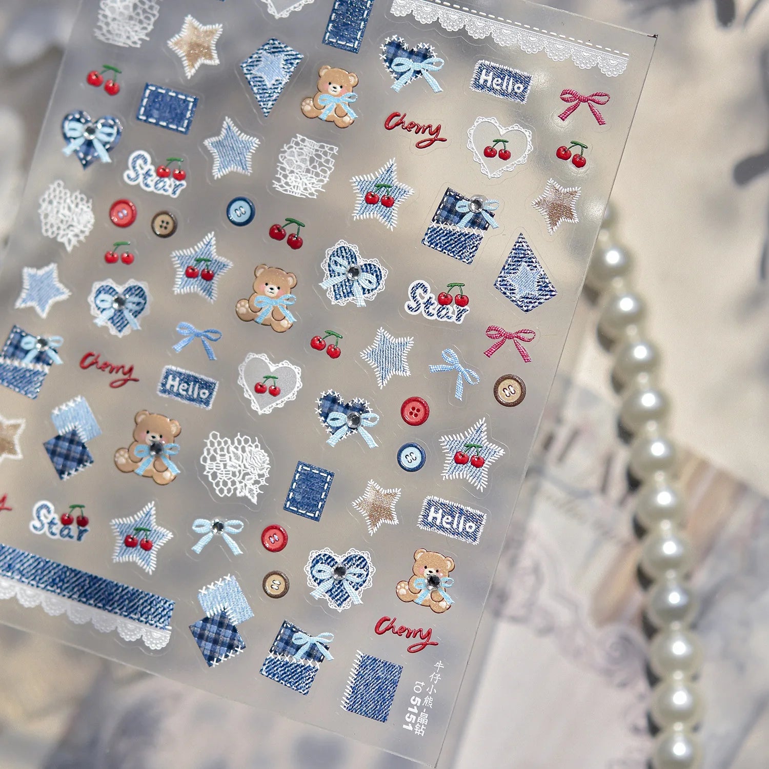 5D Nail Stickers Kawaii