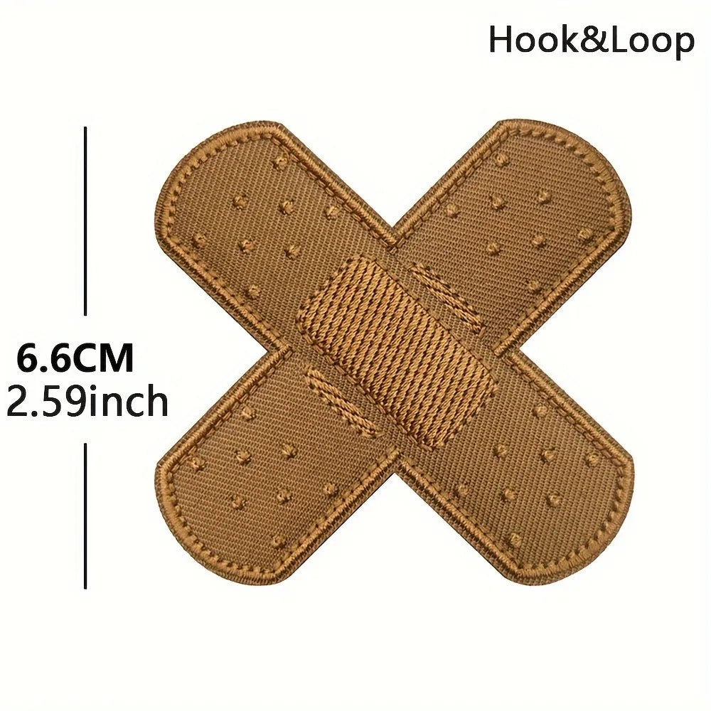 "BANDAGE-AID"  Velcro Patch