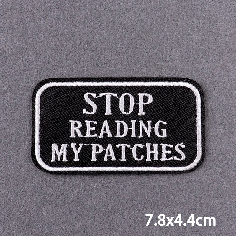Book Club Iron On Patches