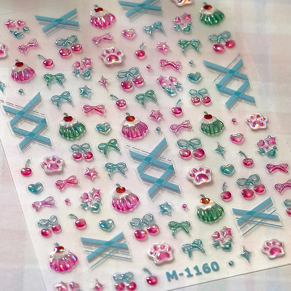 5D Nail Stickers Kawaii