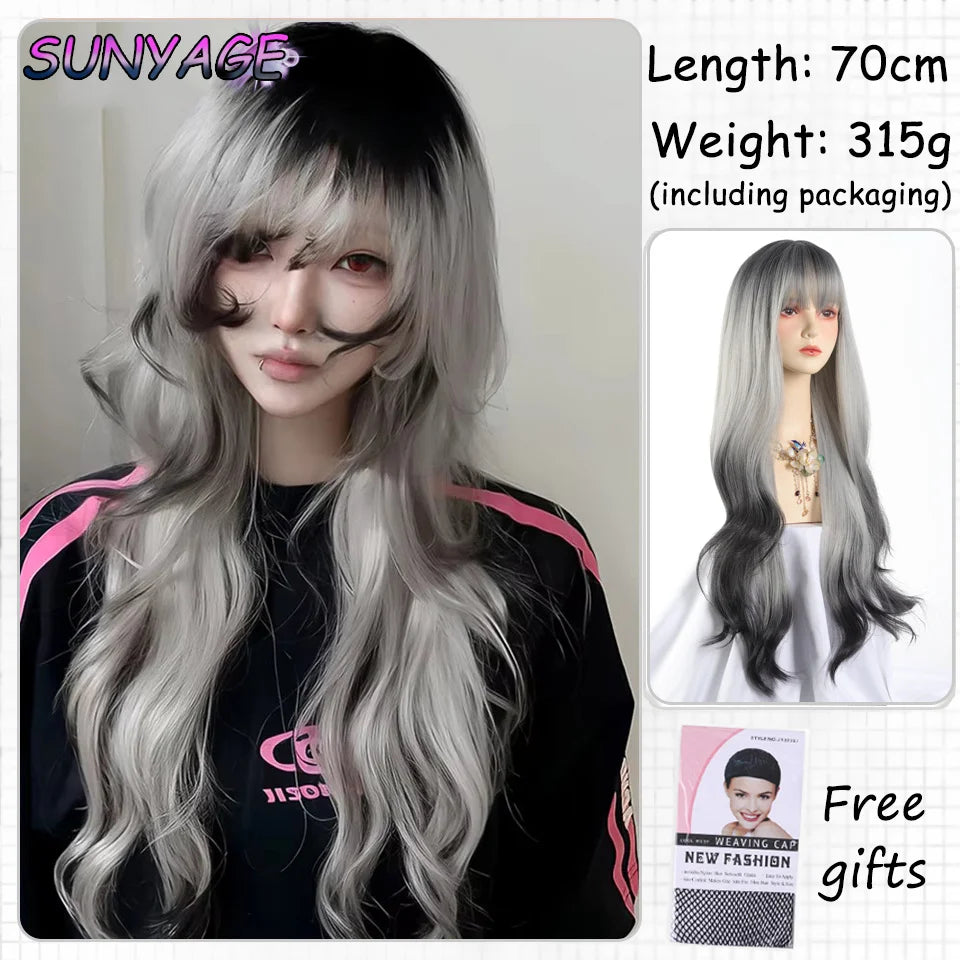 Cosplay Headband Wigs Synthetic