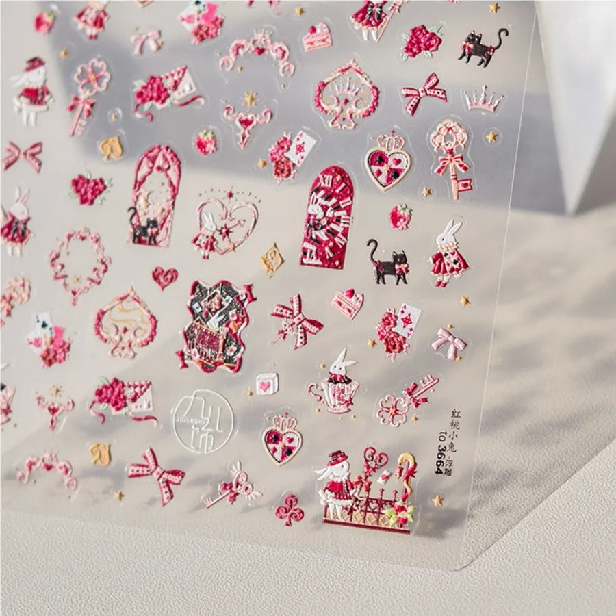 5D Nail Stickers Kawaii