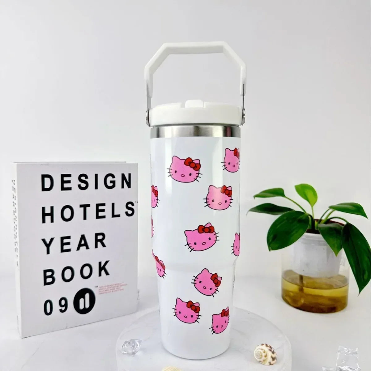 Kawaii Hello Kitty High-capacity Stainless Steel Vacuum Cup