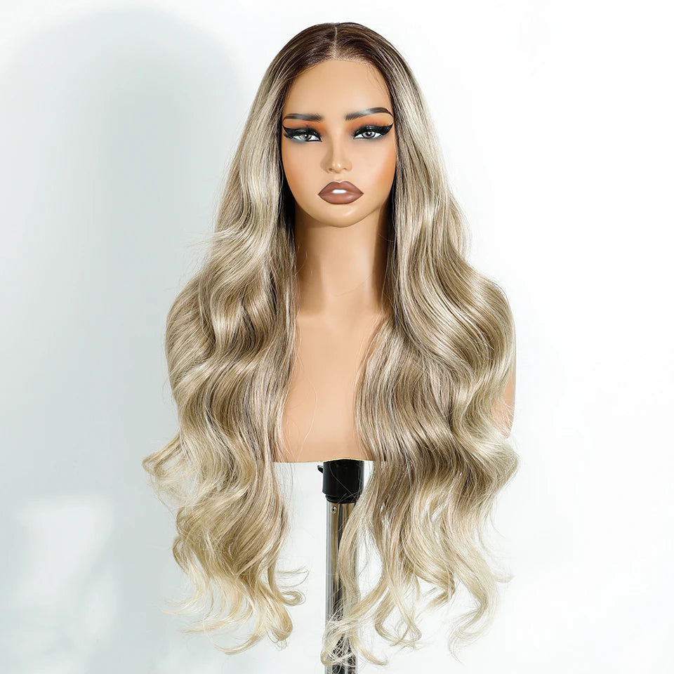 Synthetic Lace Front Long Body Wave Wear and Go Glueless Wig