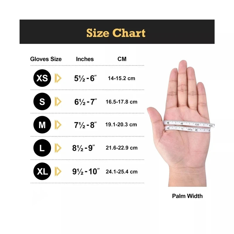 50/100PCS Pink Nitrile Disposable Gloves Latex Free