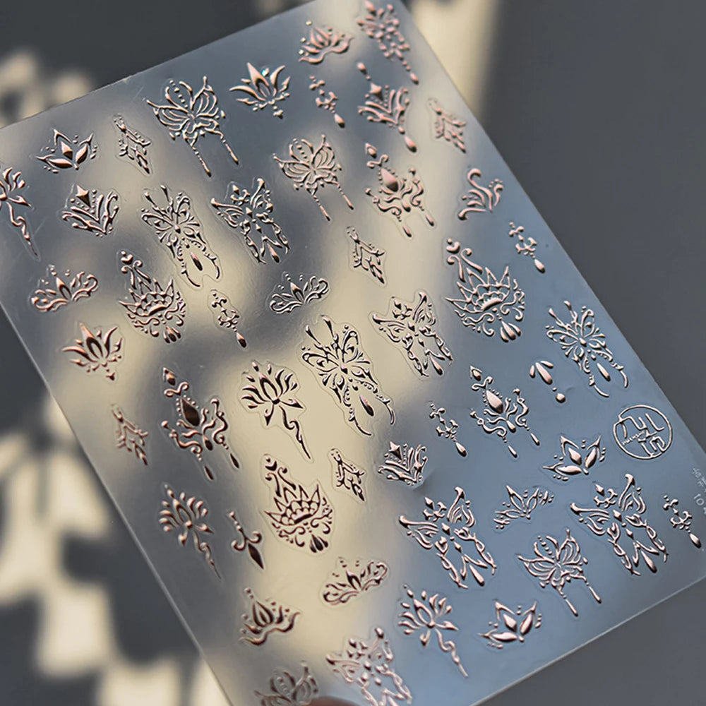 Gorgeous Gemstone Luxury 5D Nail Art Stickers