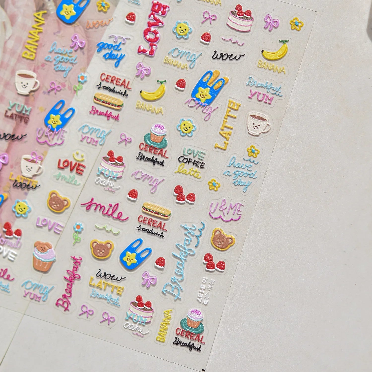 5D Nail Stickers Kawaii