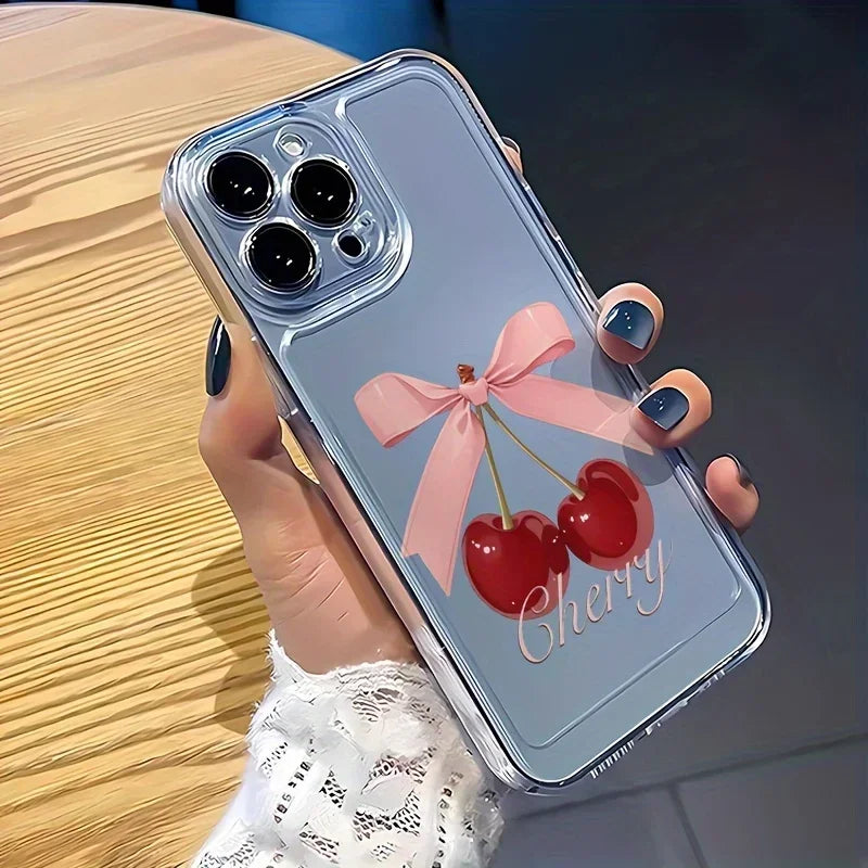 Cute Cherry Bow-Knot Phone Case