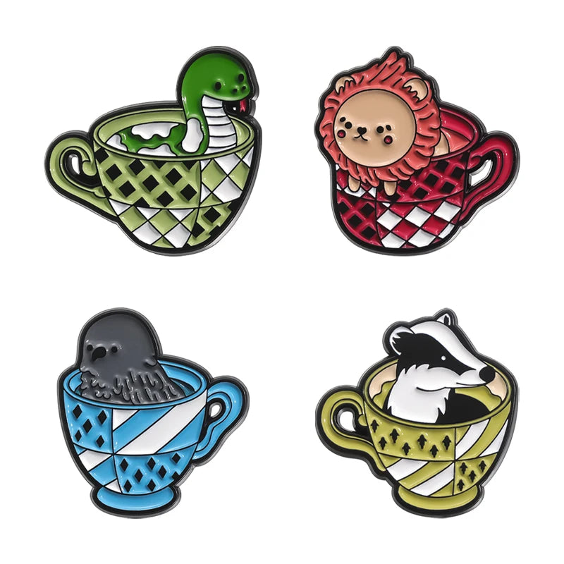 Funny Humorous Daily Proverbs Enamel Pins